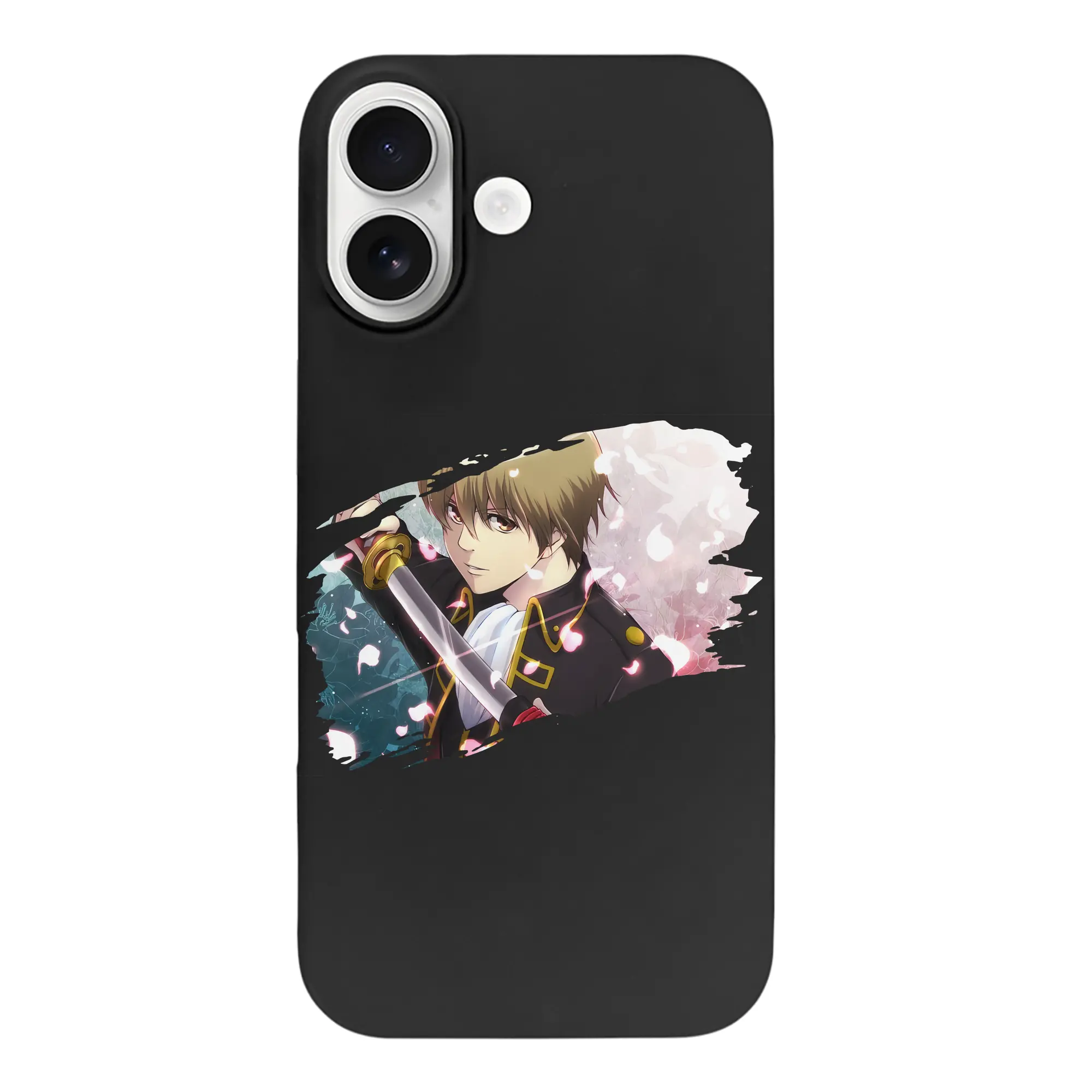 銀魂 グッズ 沖田 総悟 - iPhone 17 シリーズ シリコンケース 薄型 耐衝撃 指紋防止 ソフトタッチカバー 精密フィット 傷防止 保護ケース iPhone 17/17 Air/17 Pro/17 Pro Max 対応